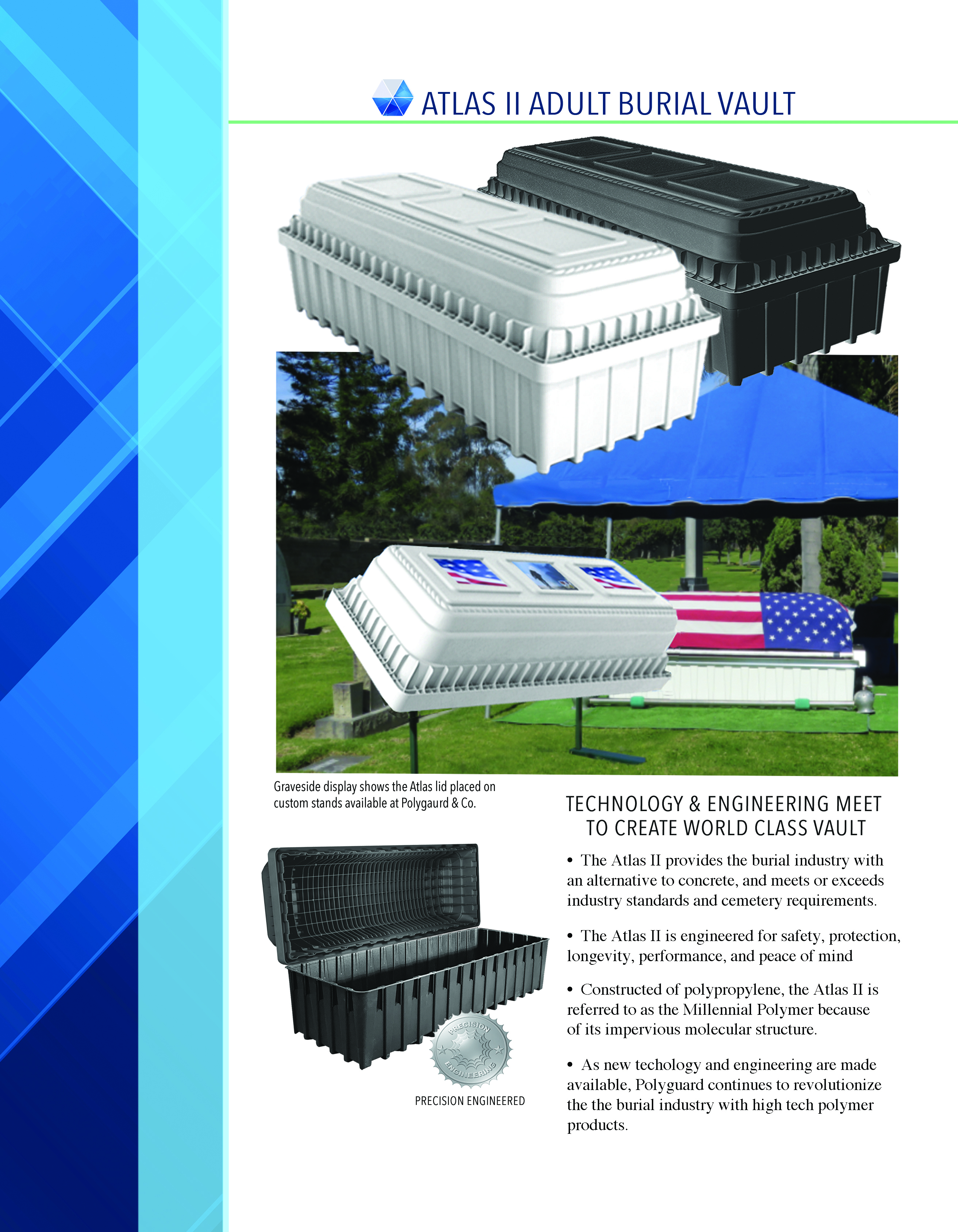 Atlas II Protective Top Seal Burial Vault